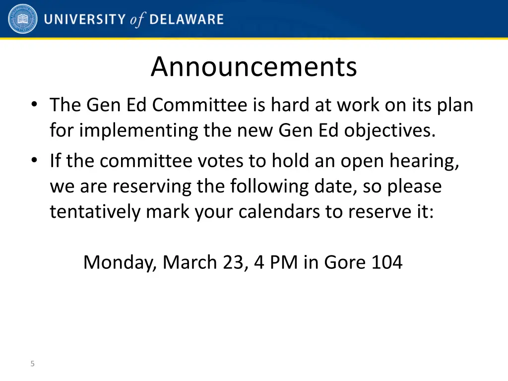 announcements 1