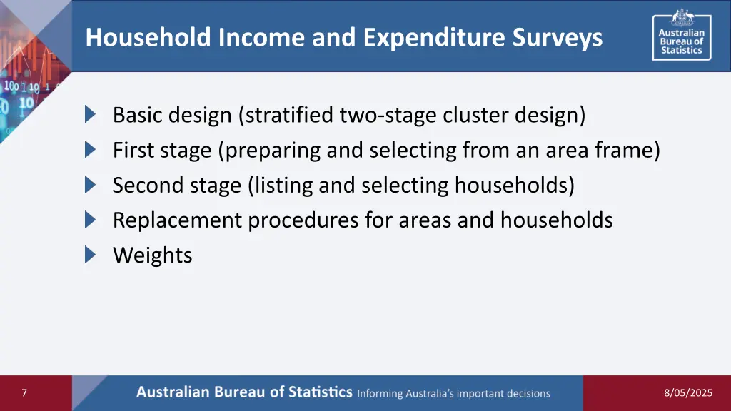 household income and expenditure surveys
