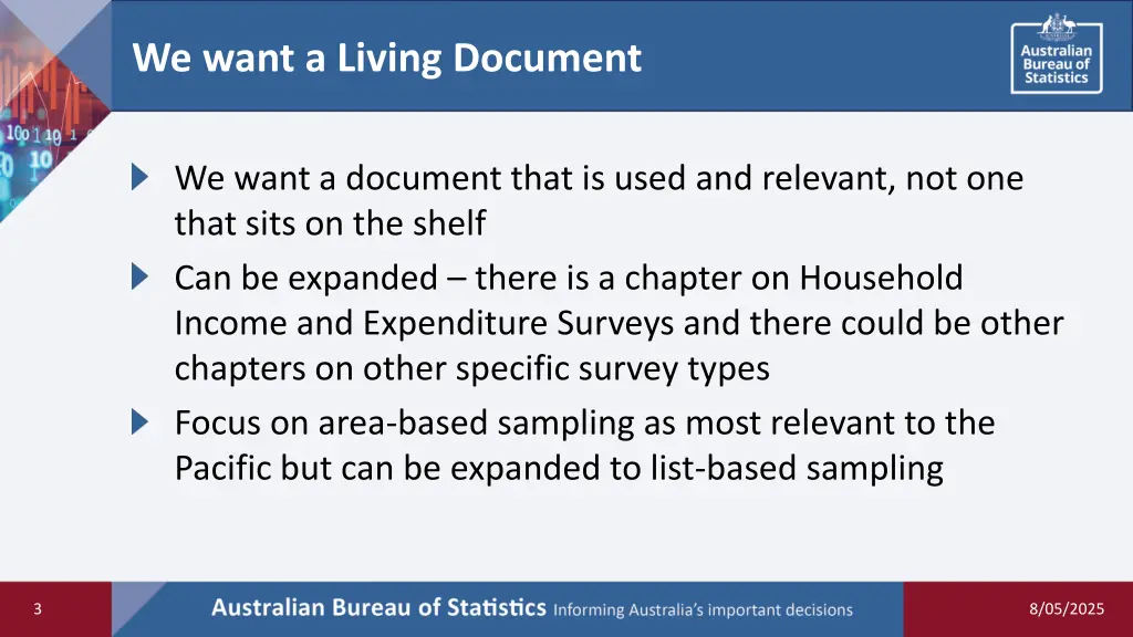 we want a living document