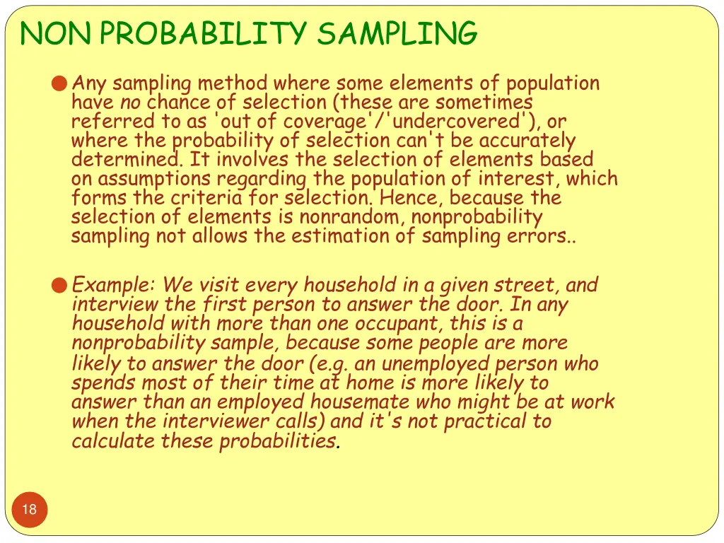 non probability sampling