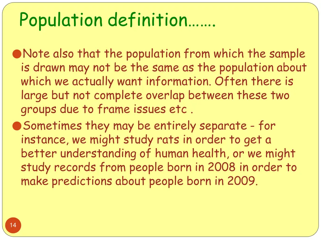 population definition 1
