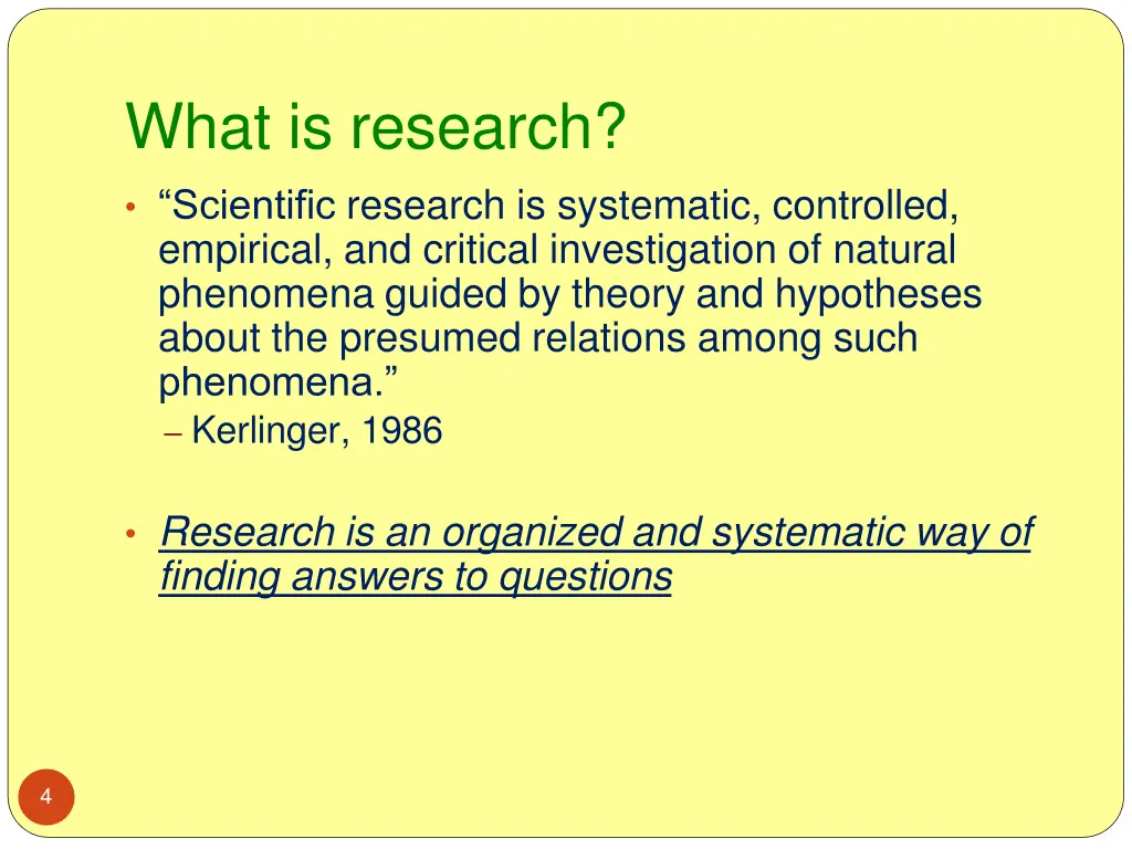 what is research