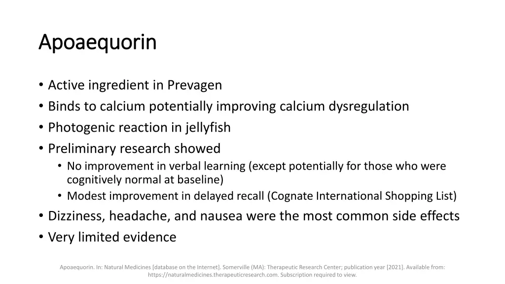 apoaequorin apoaequorin