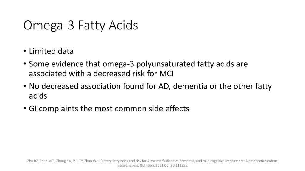 omega 3 fatty acids