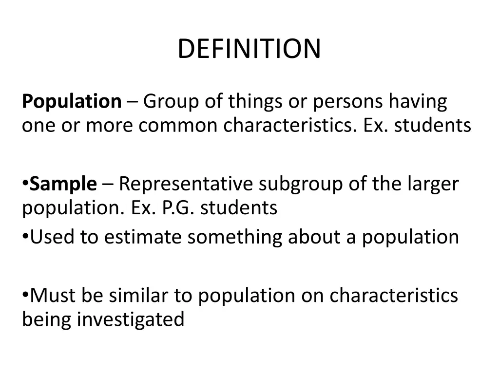 definition