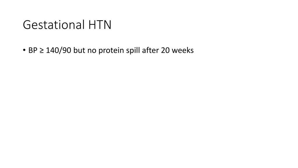 gestational htn