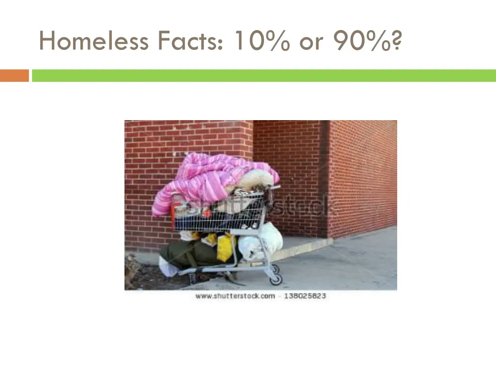 homeless facts 10 or 90