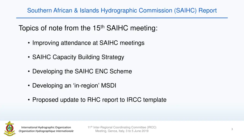 southern african islands hydrographic commission 2
