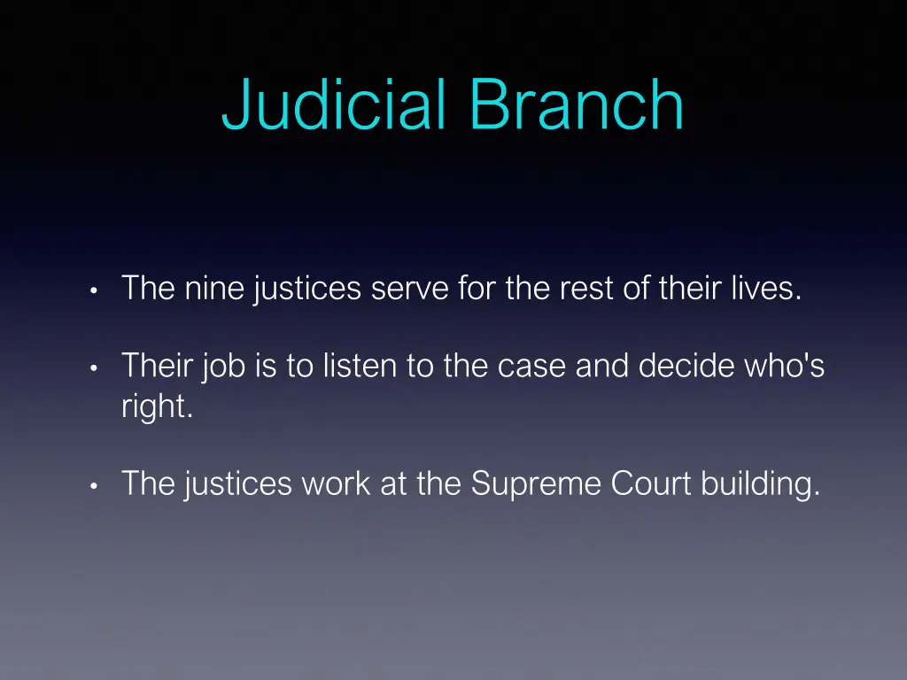 judicial branch