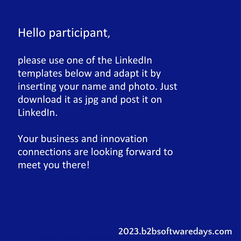 hello participant