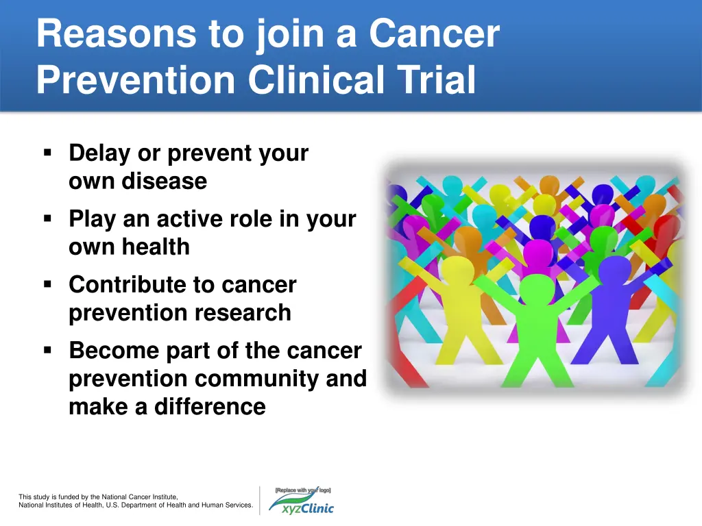 reasons to join a cancer prevention clinical trial