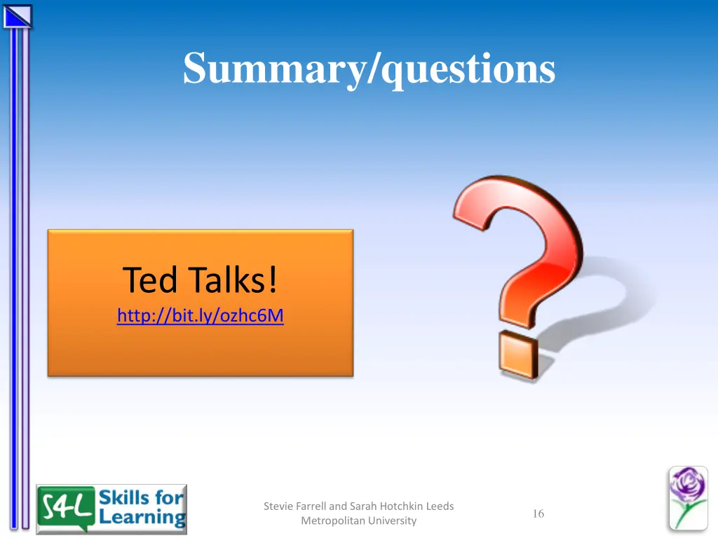 summary questions