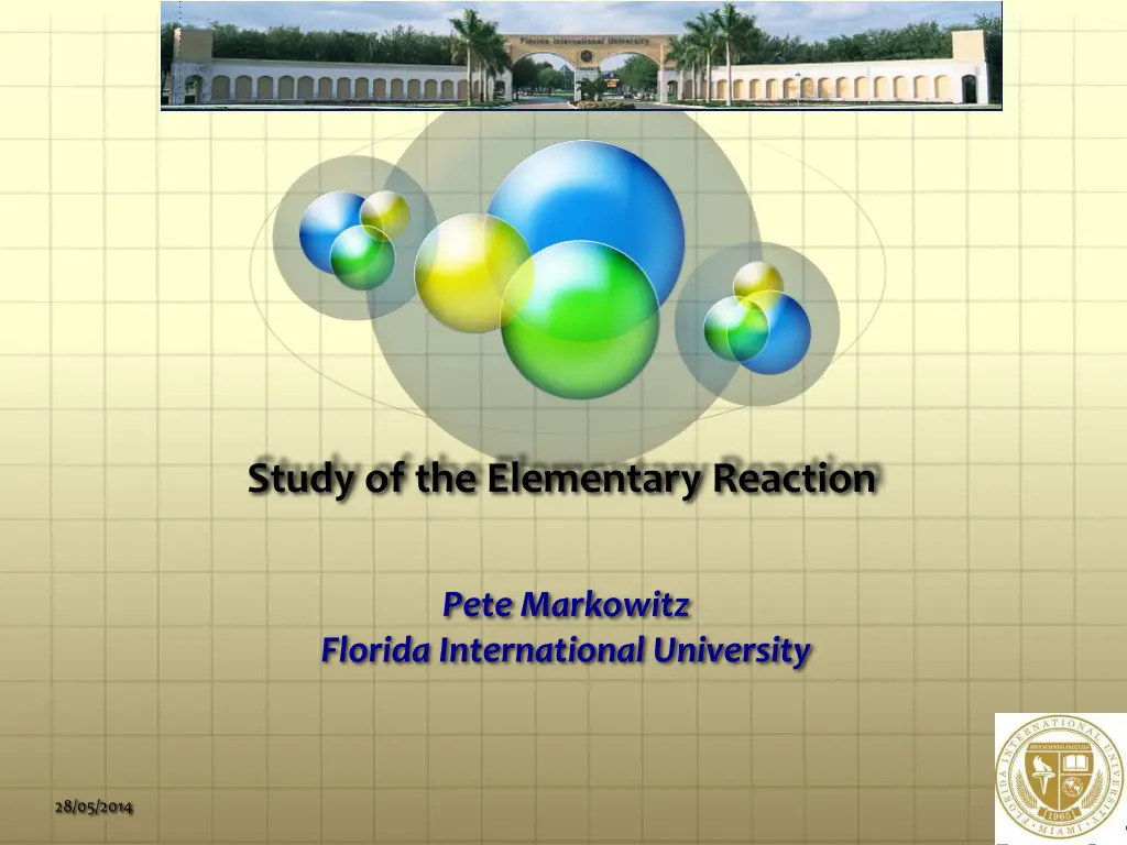 study of the elementary reaction