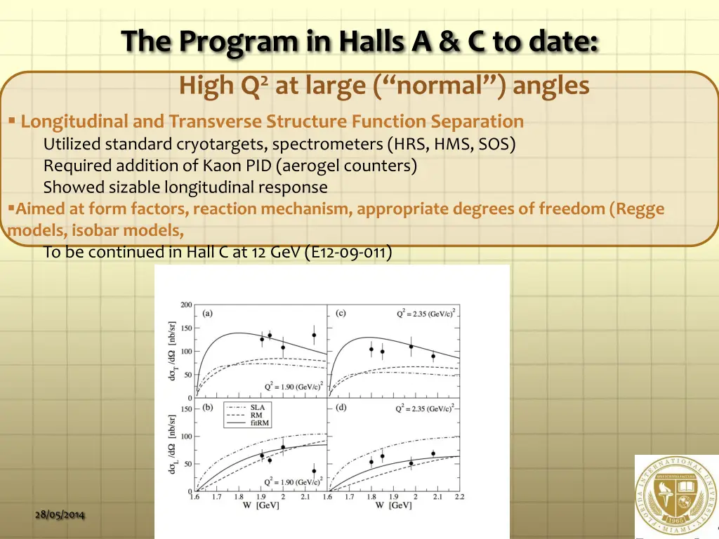 the program in halls a c to date high