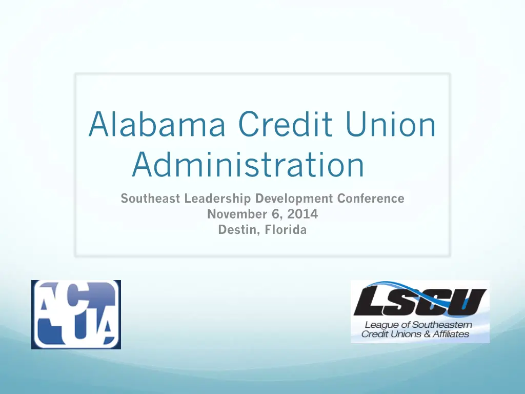 alabama credit union administration