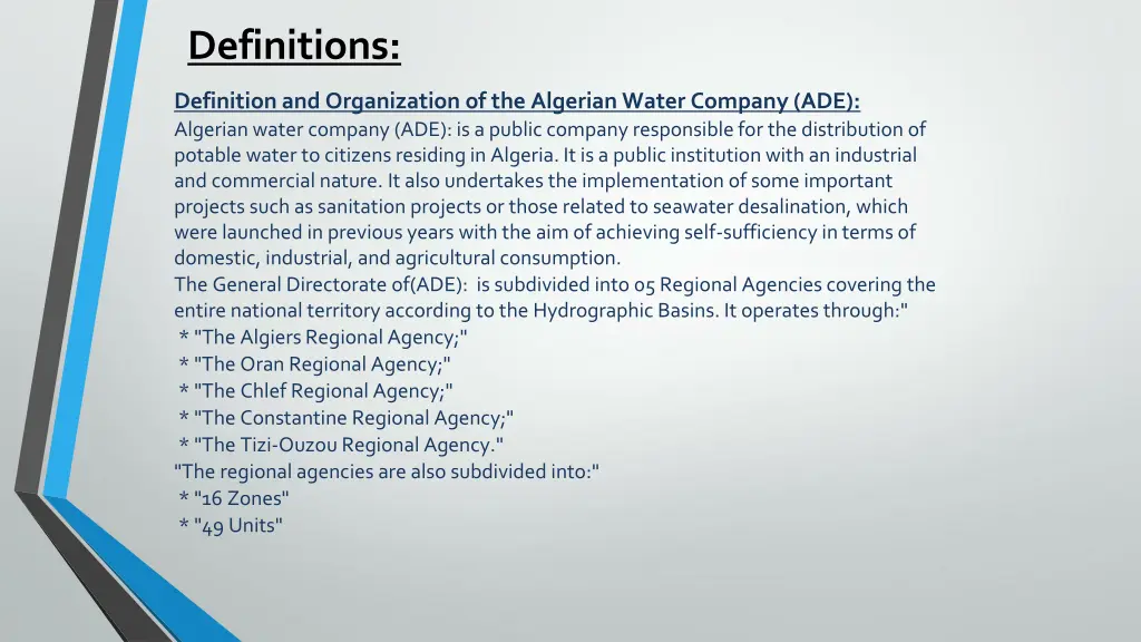 definitions