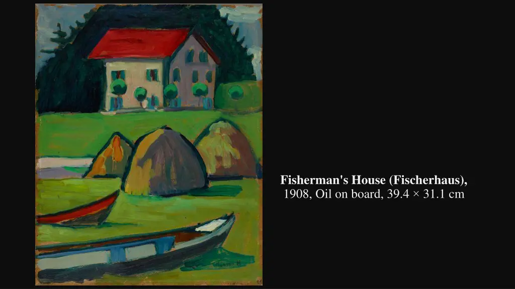fisherman s house fischerhaus 1908 oil on board