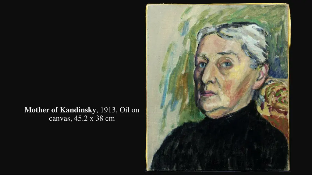 mother of kandinsky 1913 oil on canvas