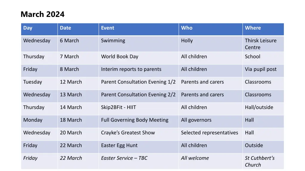 march 2024