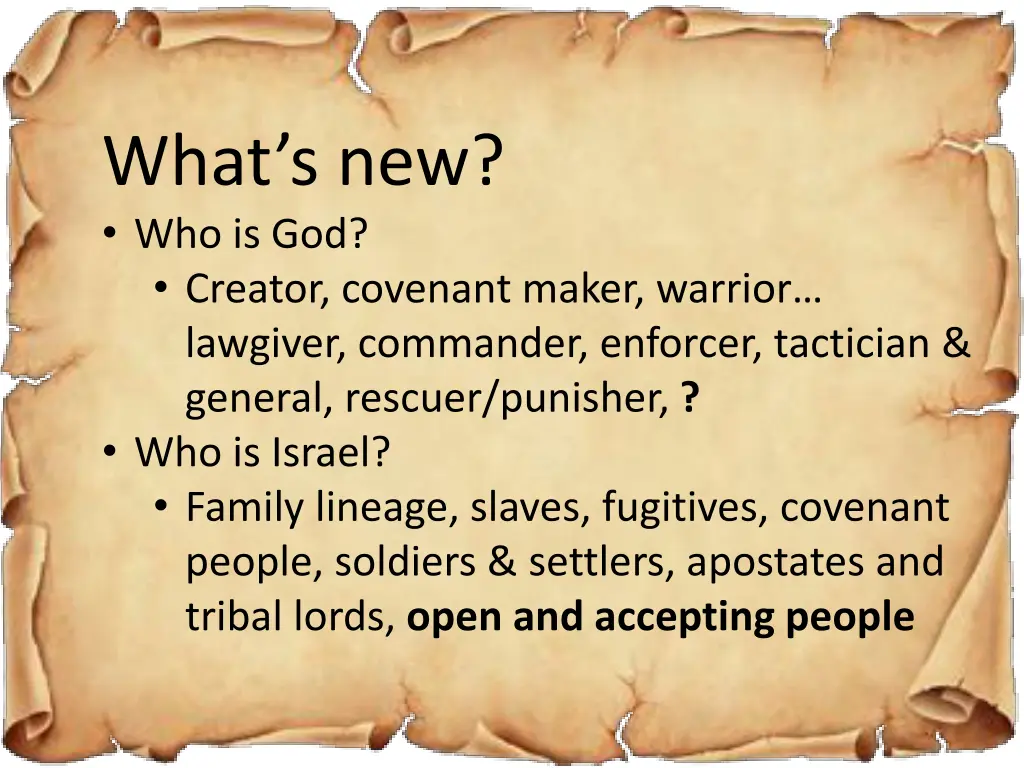 what s new who is god creator covenant maker