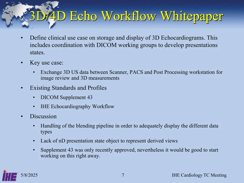 3d 4d echo workflow whitepaper