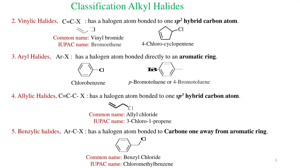 classification alkyl halides 1