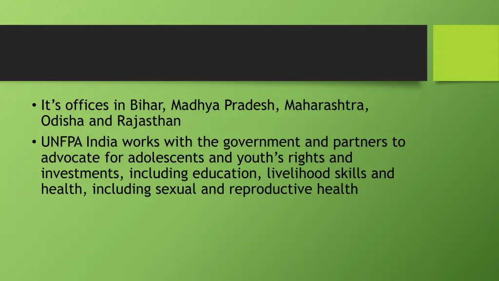 it s offices in bihar madhya pradesh maharashtra