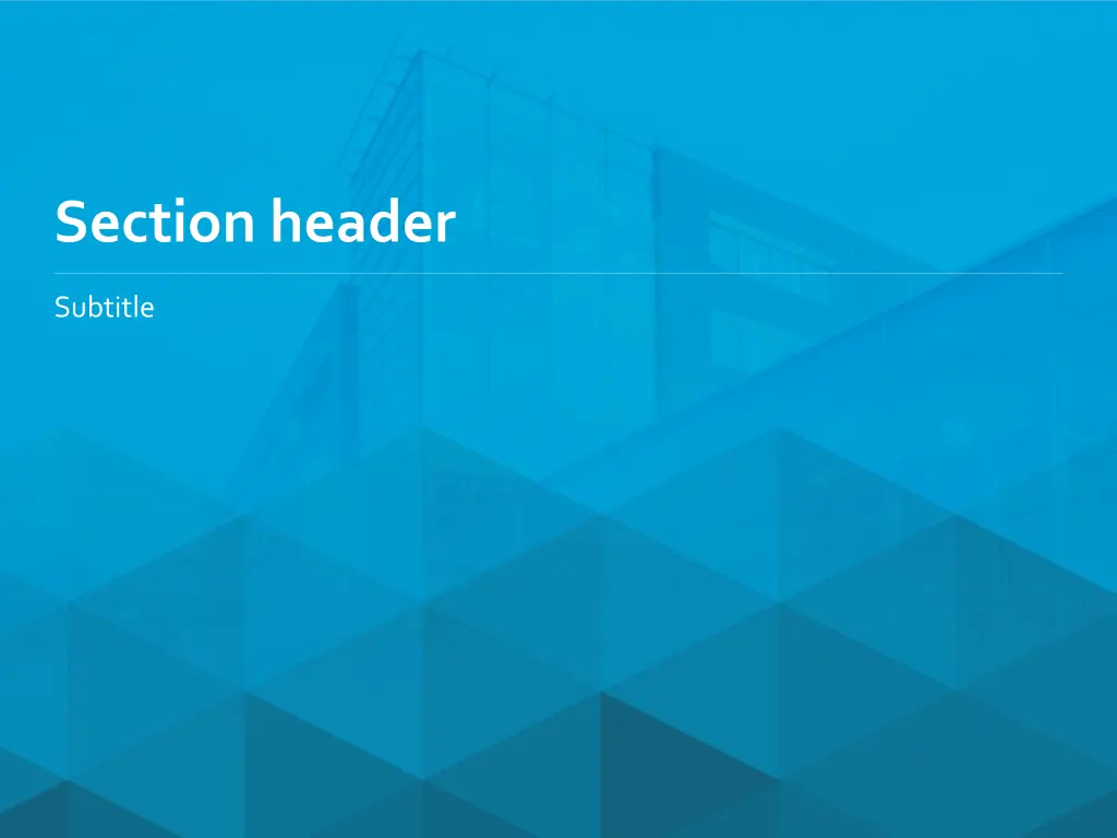 section header