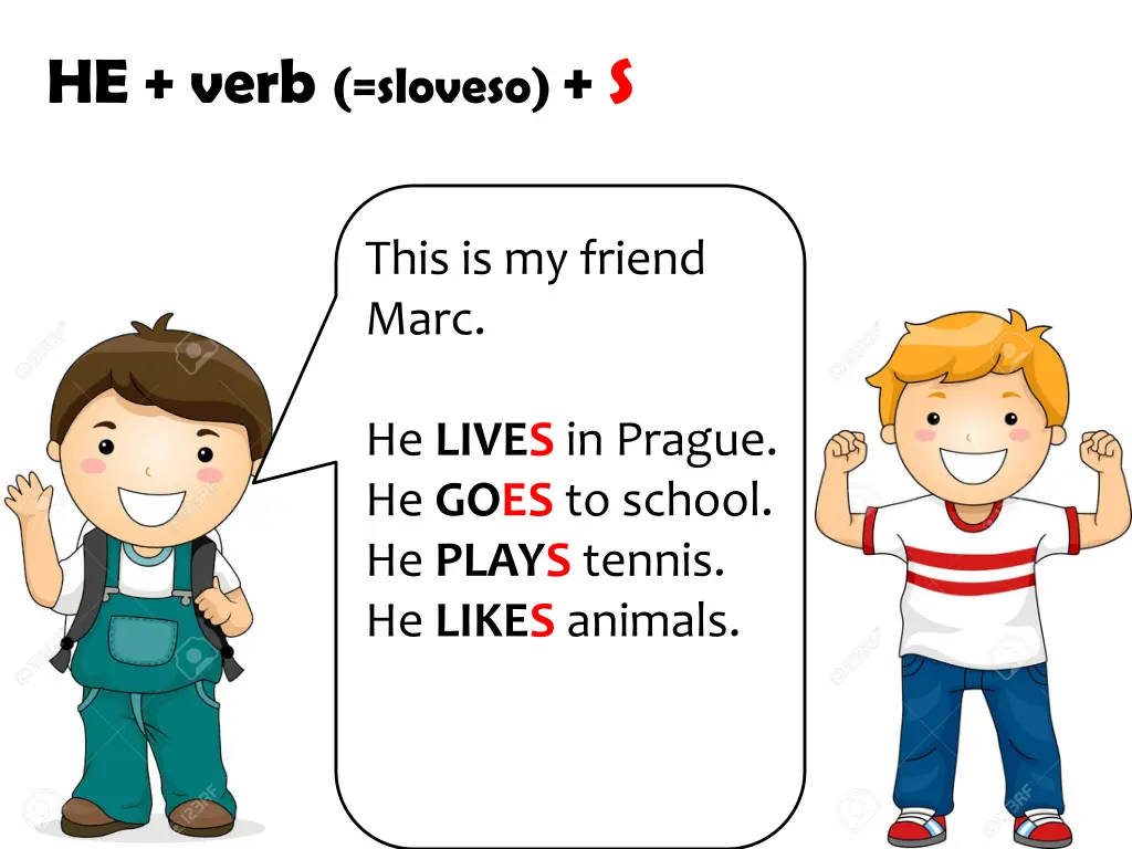 he verb sloveso s