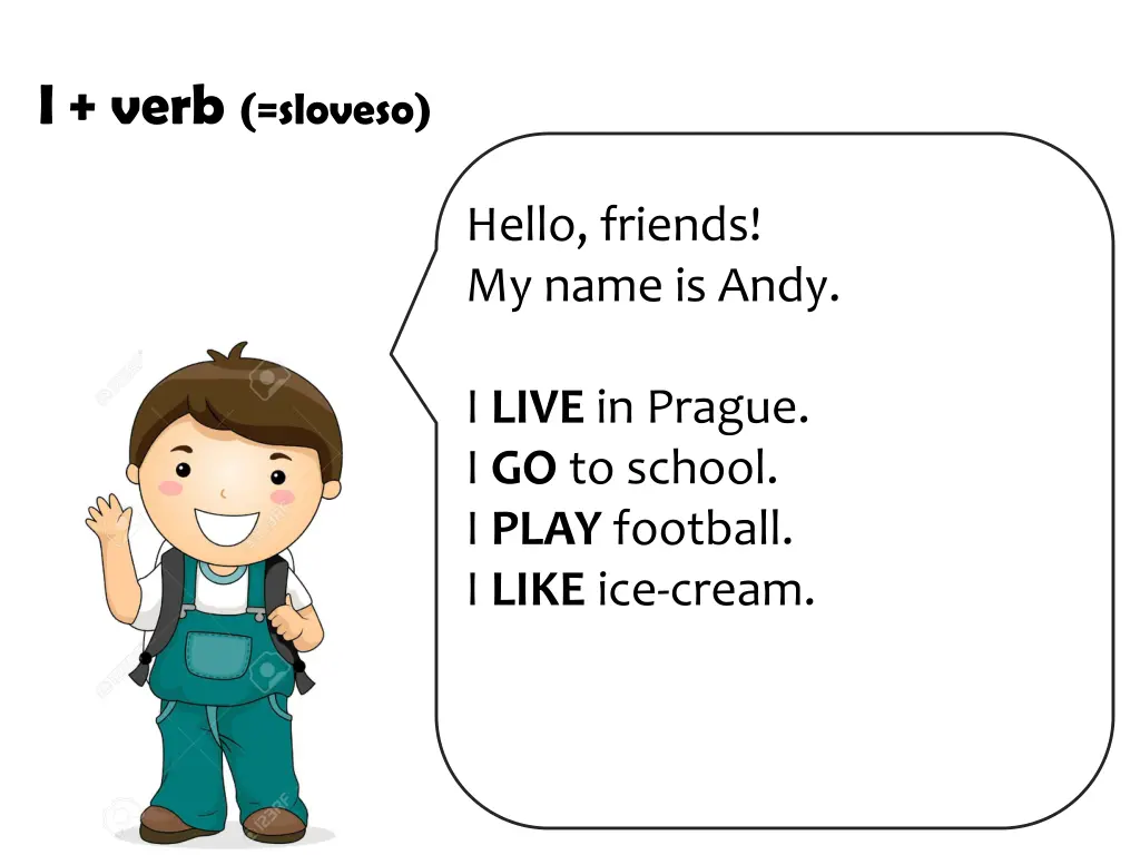 i verb sloveso