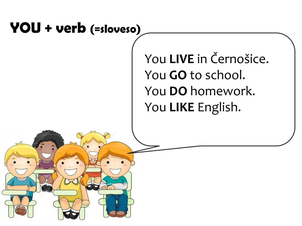 you verb sloveso