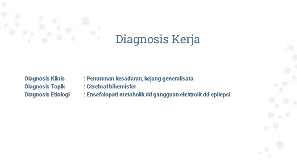 diagnosis kerja