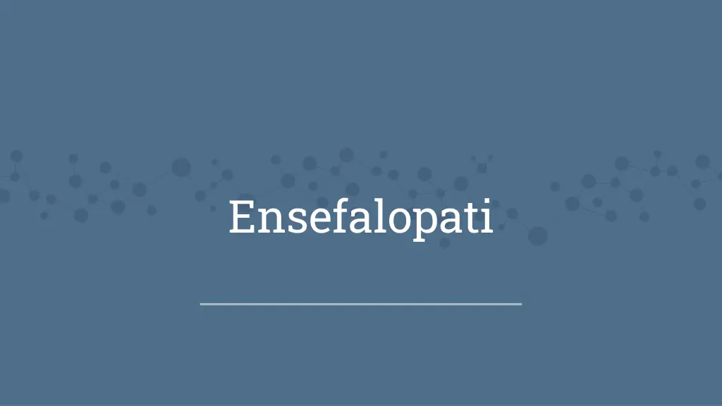 ensefalopati