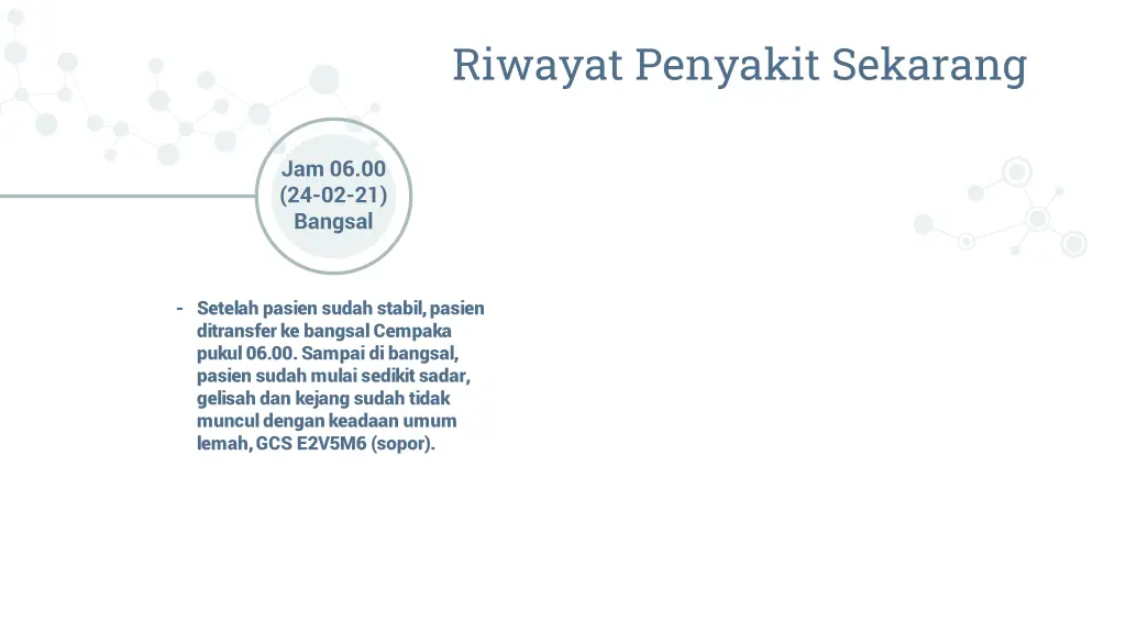 riwayat penyakit sekarang 1