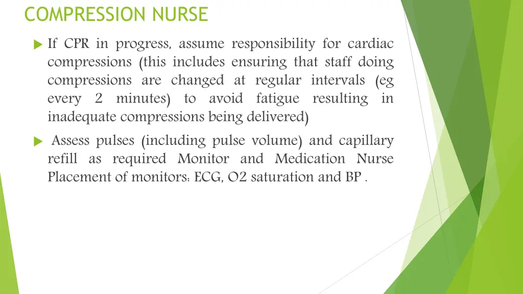 compression nurse