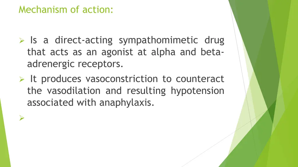 mechanism of action