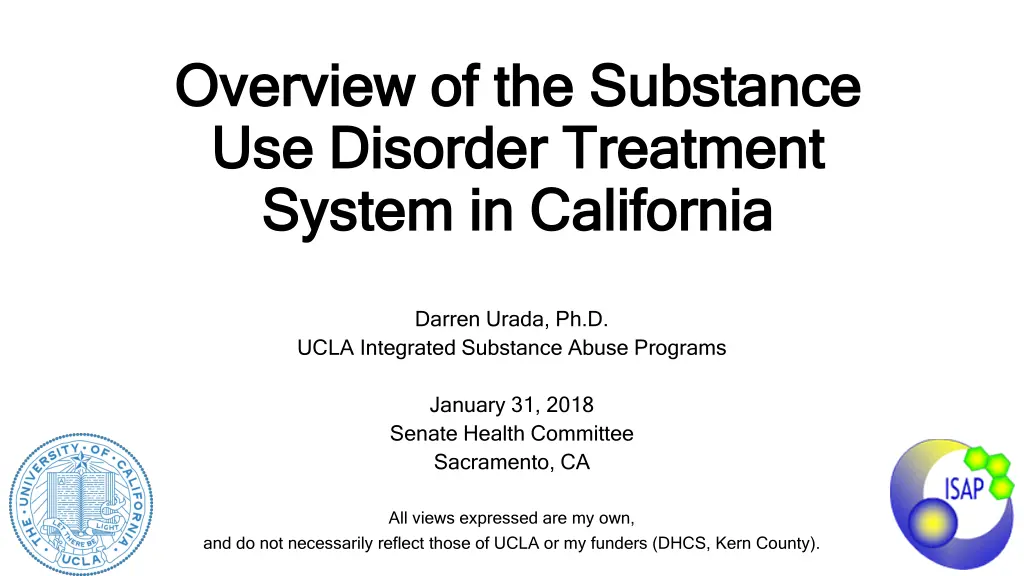 overview of the substance overview