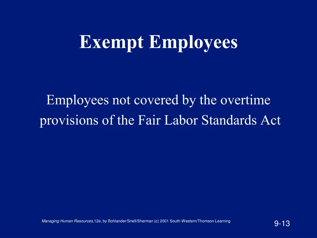 exempt employees
