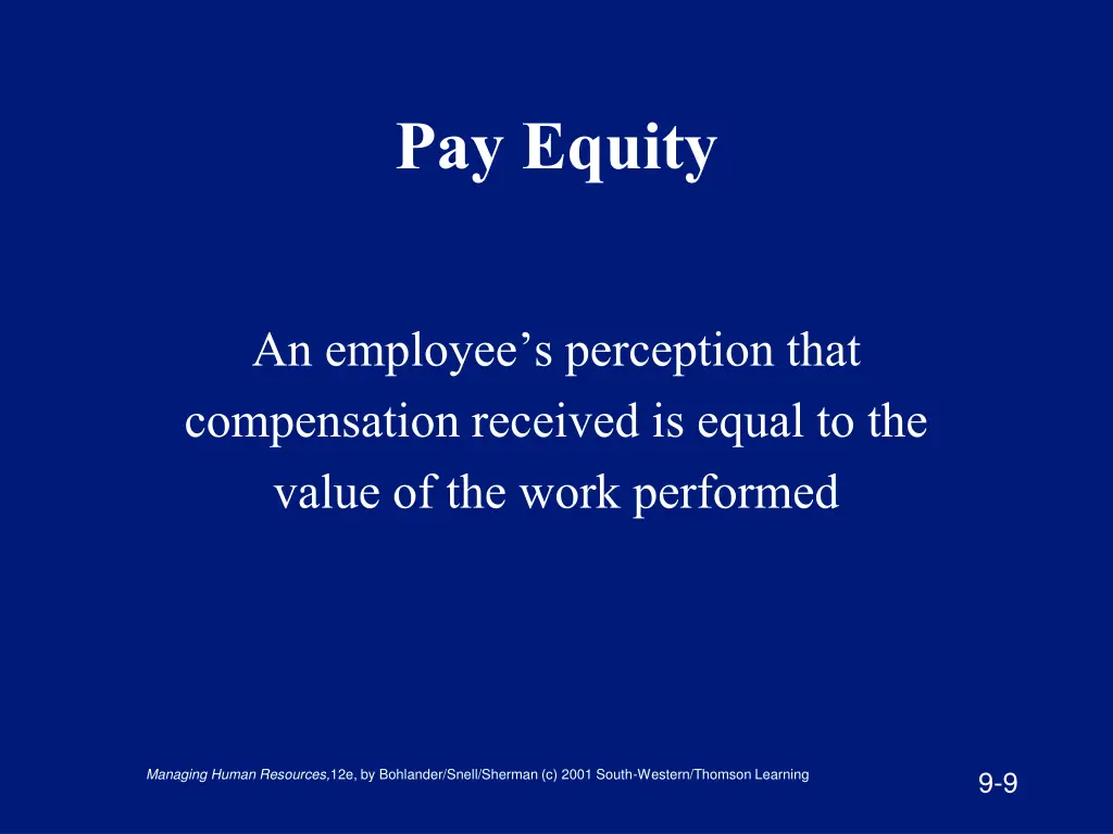 pay equity