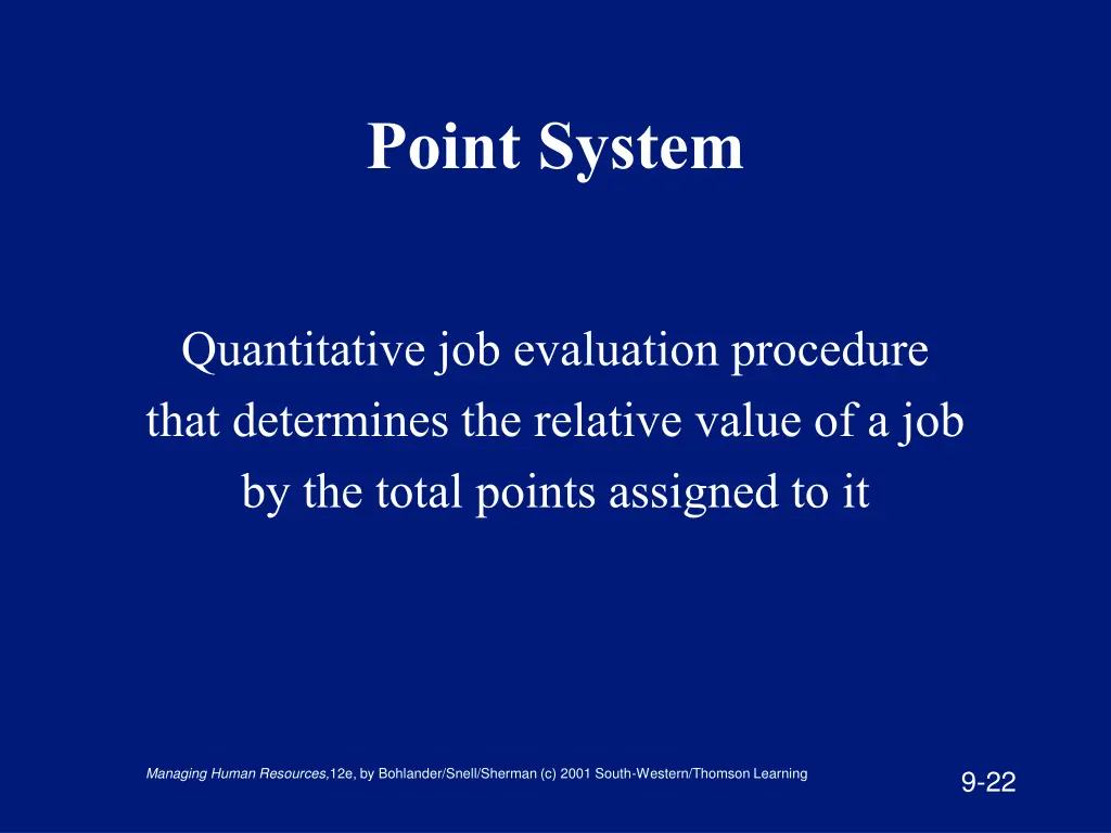 point system