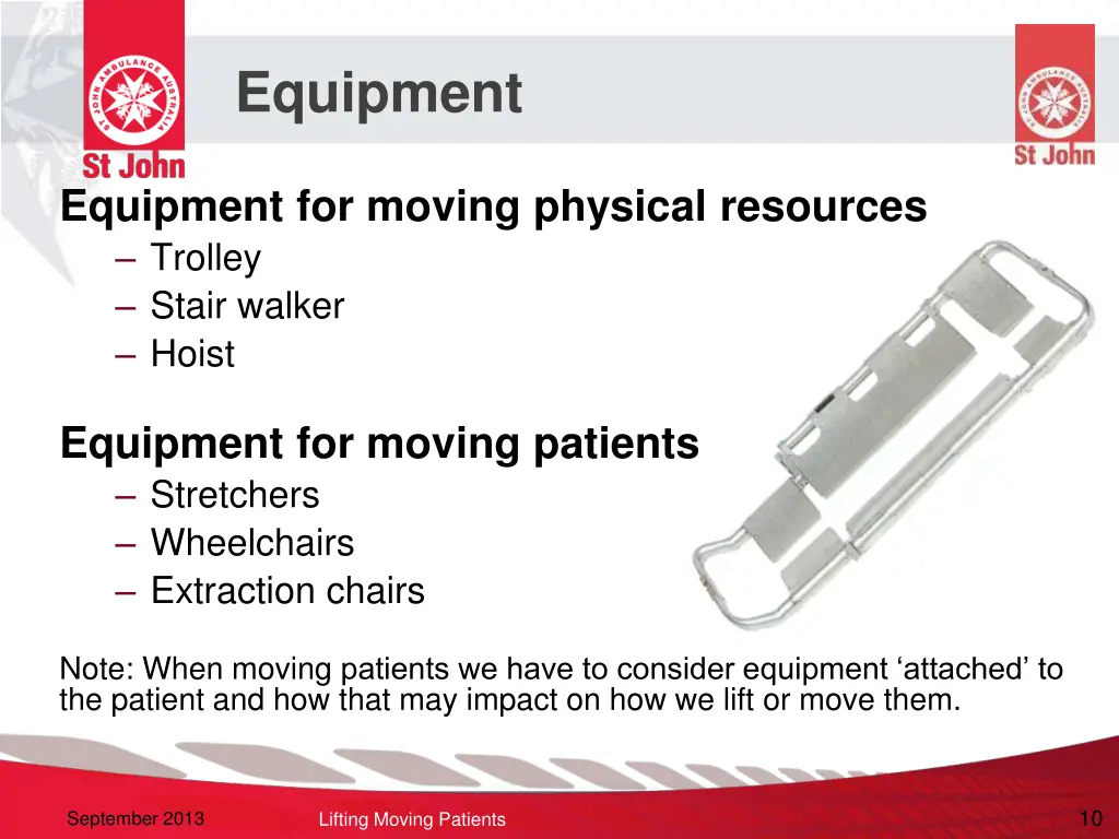 equipment