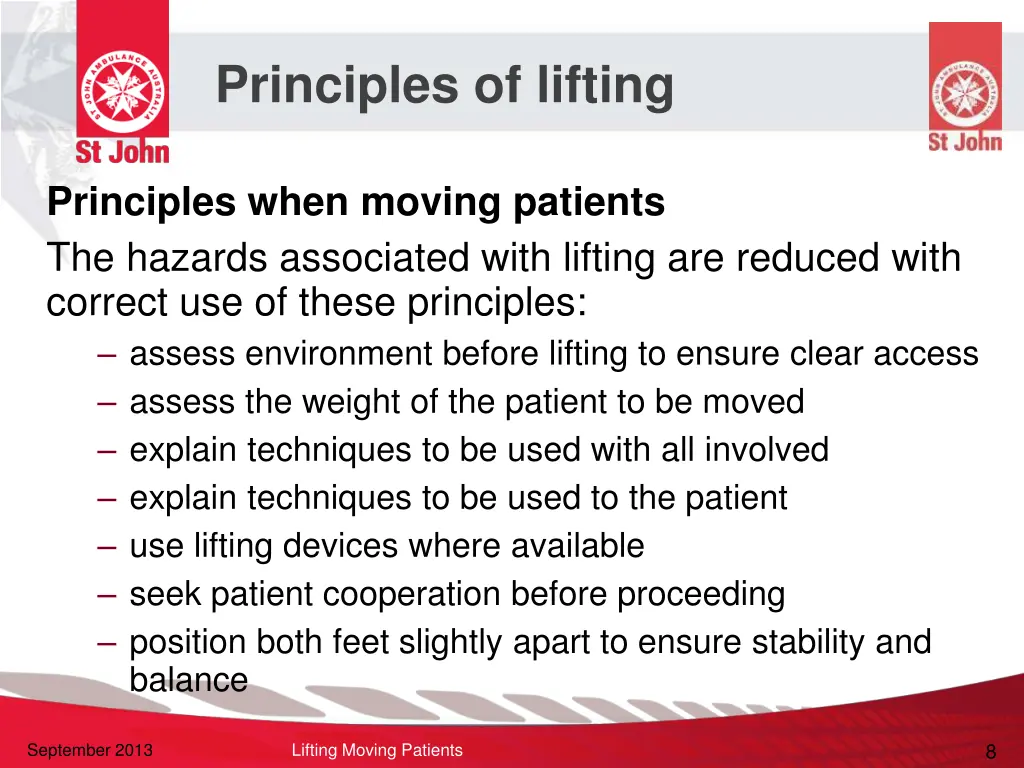 principles of lifting 2