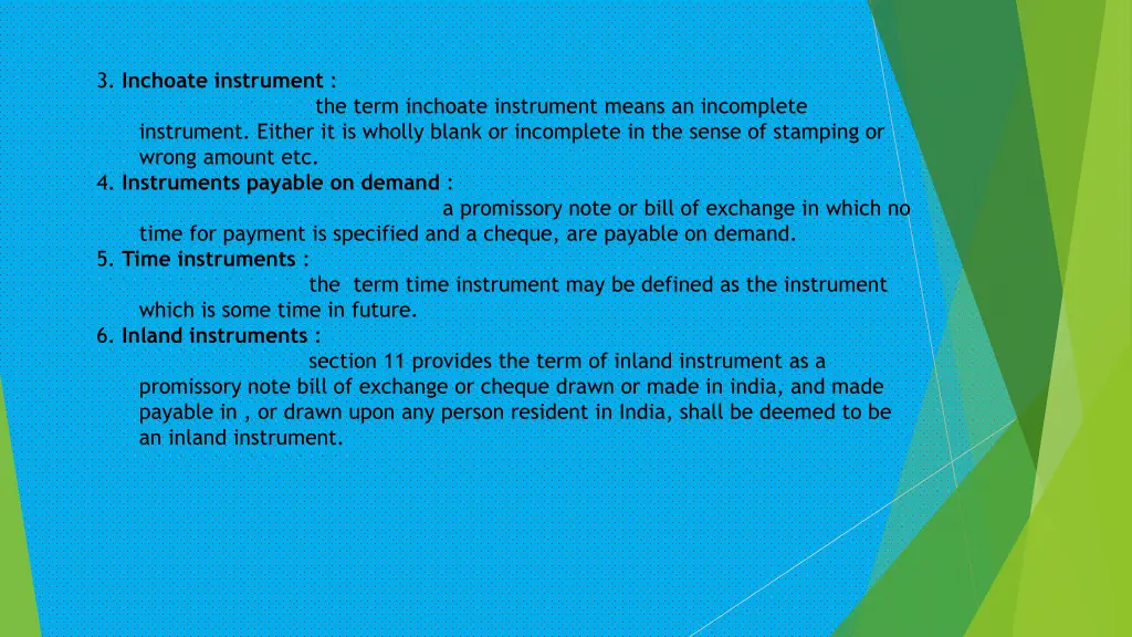 3 inchoate instrument instrument either