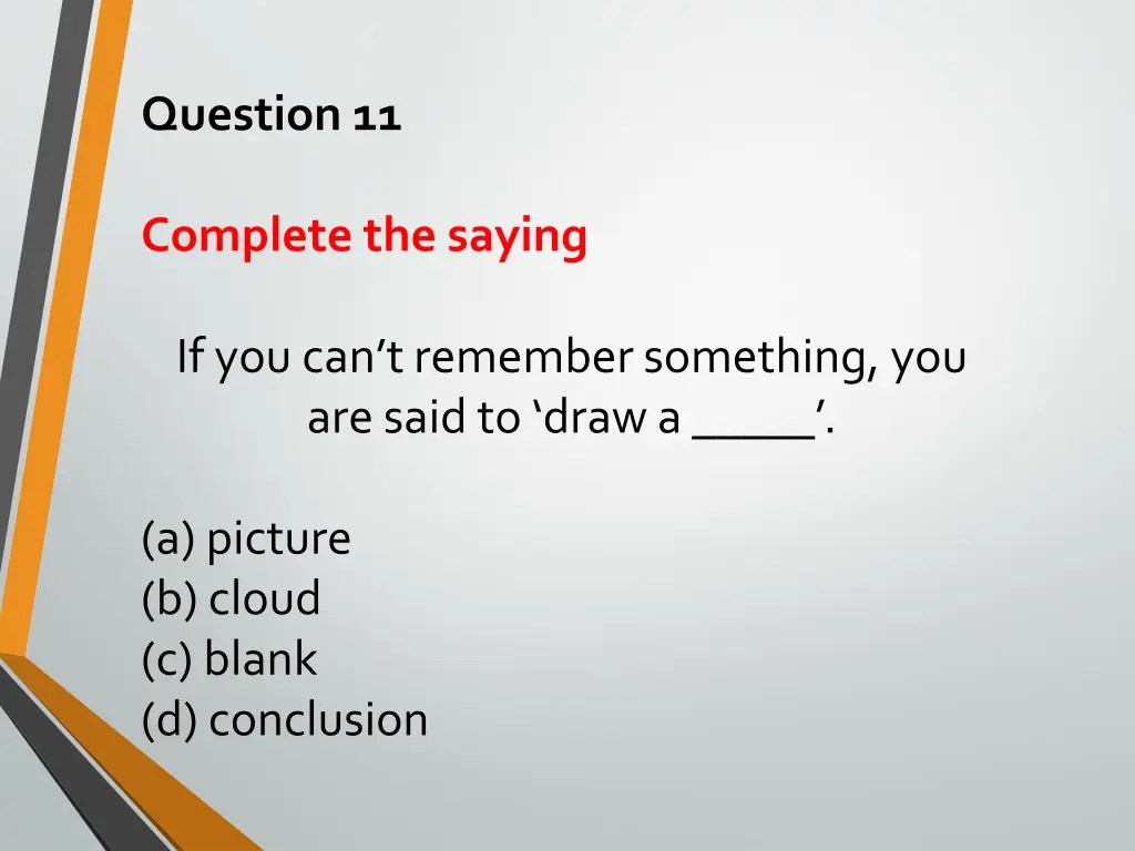 question 11