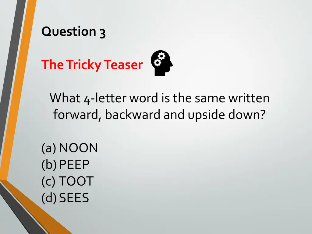 question 3