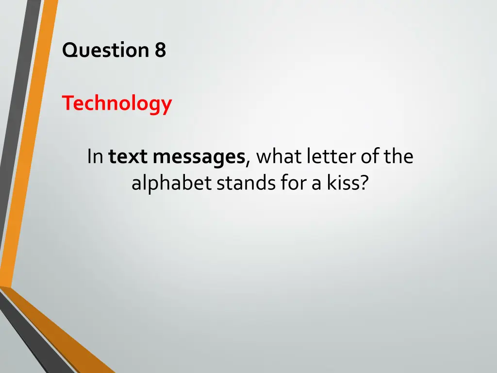question 8
