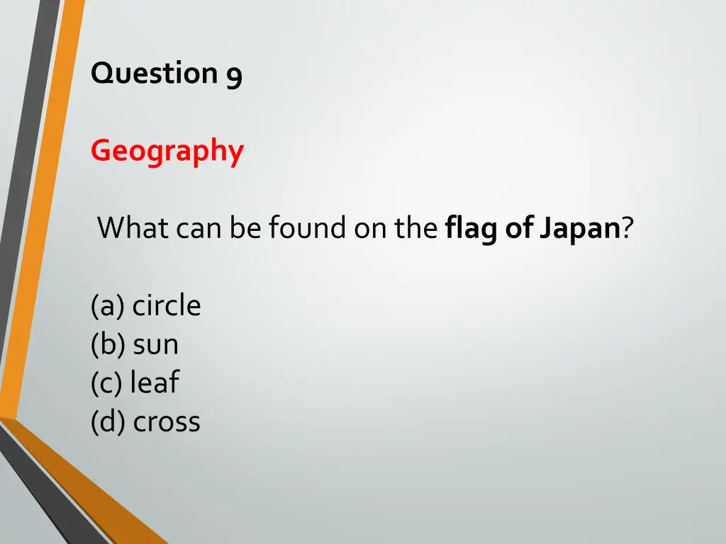 question 9