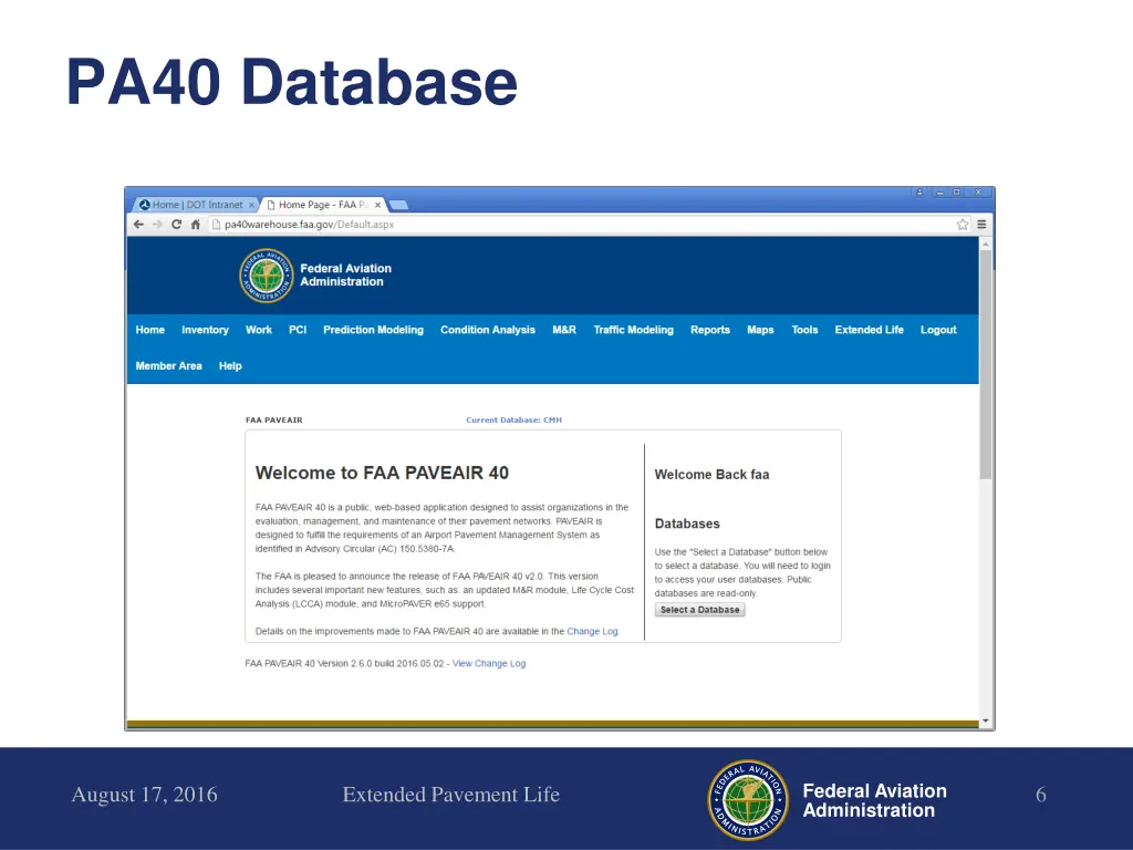 pa40 database