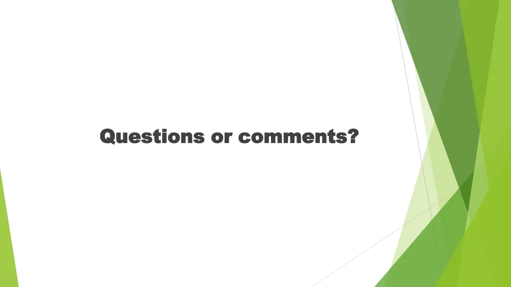 questions questions or
