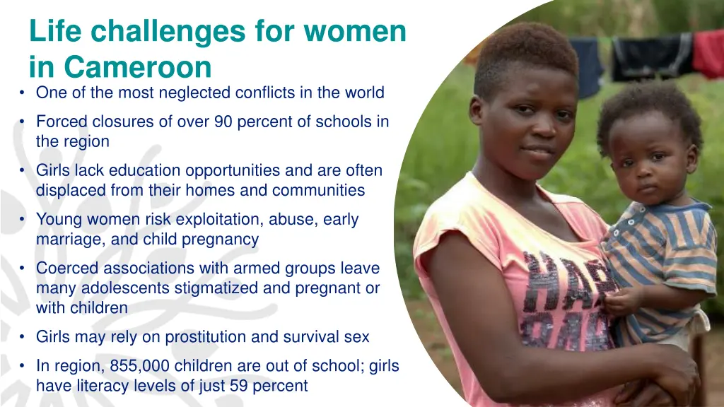 life challenges for women in cameroon